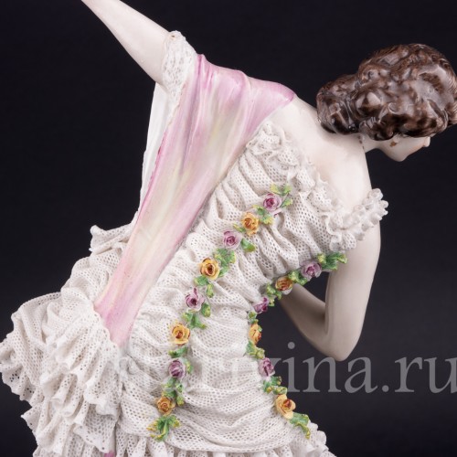 Вера Трефилова в роли Китри, кружевная, Volkstedt, Германия, до 1935 г