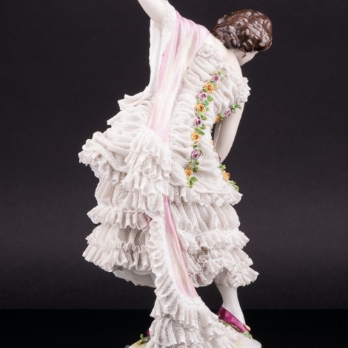 Вера Трефилова в роли Китри, кружевная, Volkstedt, Германия, до 1935 г