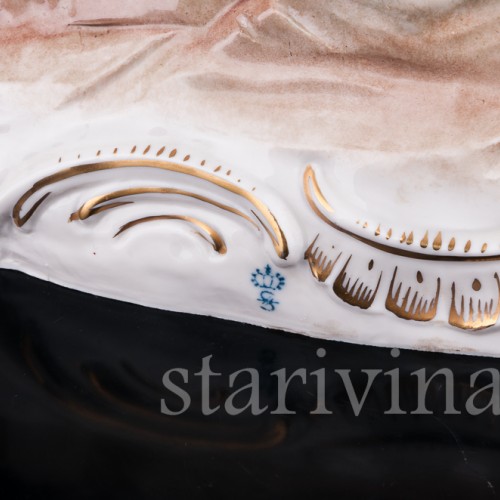 Фарфоровая композиция Тайный поклонник, Sitzendorf, Германия, вт. пол. 20 в.