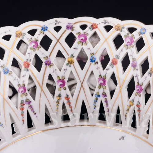 Фруктовница Три путти, Carl Thieme, Германия, пер. пол. 20 в