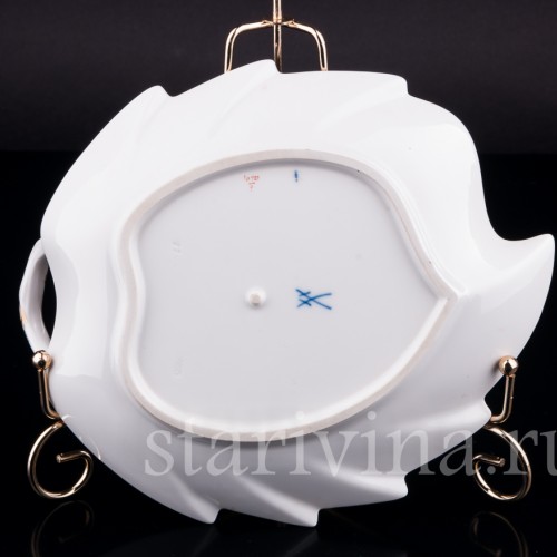 Фарфоровое блюдо Нарцисс, Meissen, Германия