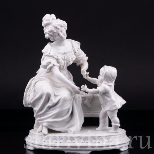 Дaма с маленькой девочкой, Германия, нач. 20 в