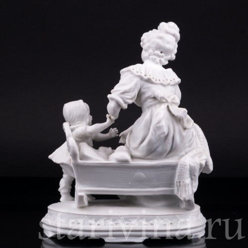 Дaма с маленькой девочкой, Германия, нач. 20 в