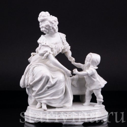 Дaма с маленькой девочкой, Германия, нач. 20 в