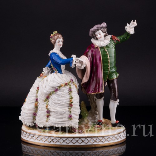 Танцующая пара, Volkstedt, Германия, кон. 19 - нач. 20 вв