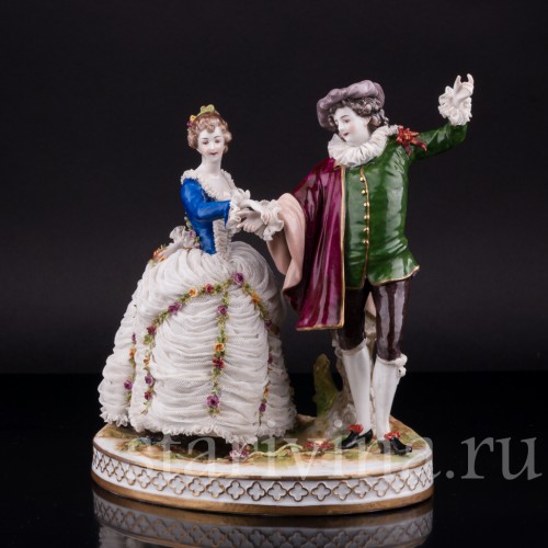 Танцующая пара, Volkstedt, Германия, кон. 19 - нач. 20 вв