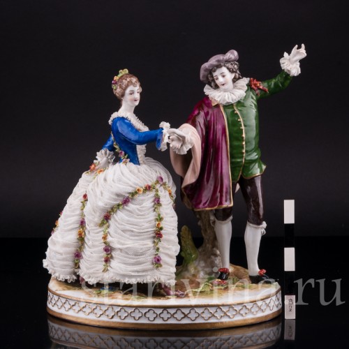 Танцующая пара, Volkstedt, Германия, кон. 19 - нач. 20 вв