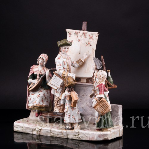 Продавец песен, Ackermann & Fritze, Германия, нач. 20 в