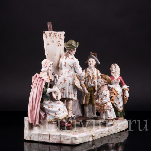 Продавец песен, Ackermann & Fritze, Германия, нач. 20 в