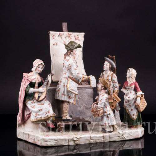 Продавец песен, Ackermann & Fritze, Германия, нач. 20 в