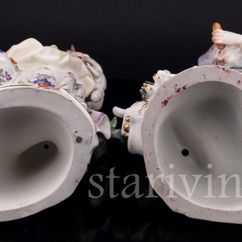 Пастушки с собакой и овечками, Meissen, Германия, 1950 г