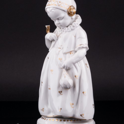 Девочка с бабочкой, Hertwig & Co, Германия, 1920-30 гг