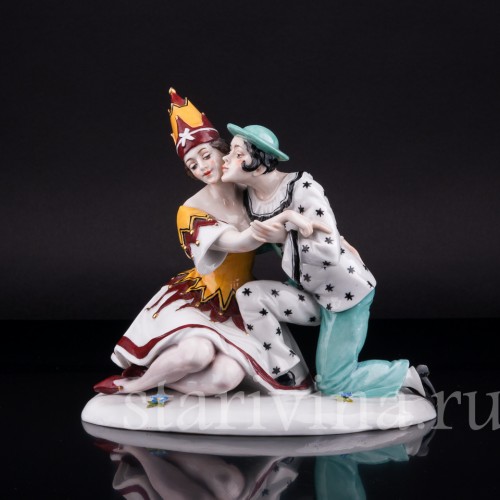 Пьеро и Коломбина, Dressel, Kister & Co, Германия, 1920-30 гг