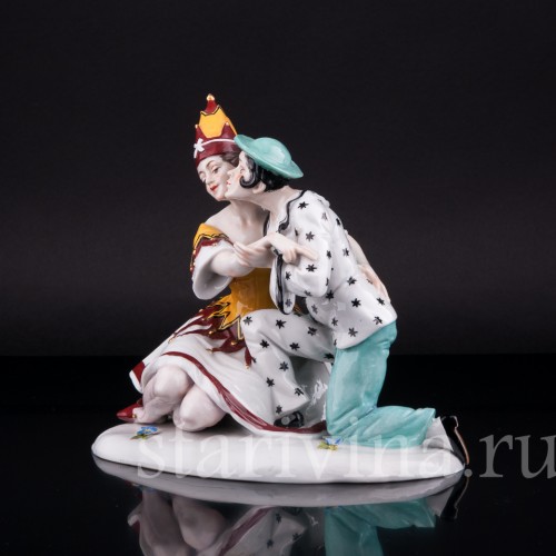 Пьеро и Коломбина, Dressel, Kister & Co, Германия, 1920-30 гг