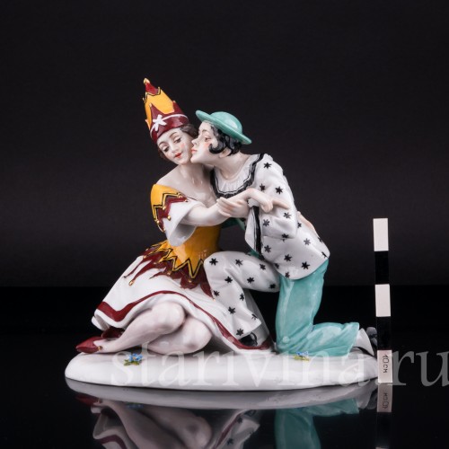Пьеро и Коломбина, Dressel, Kister & Co, Германия, 1920-30 гг