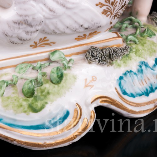 Путти у огня, аллегория Зимы, Англия, 19 в