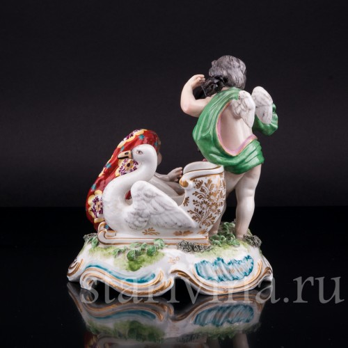 Путти у огня, аллегория Зимы, Англия, 19 в