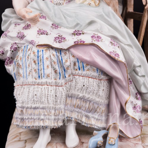 Спящая Луиза, Meissen, Германия, кон. 19 в