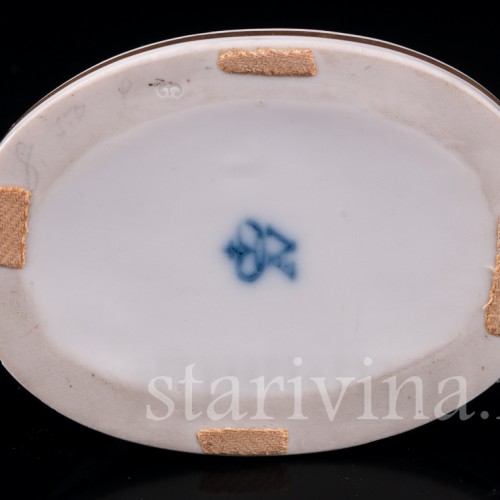 Девочка с ангелочком, миниатюра, Volkstedt, Германия, до 1935 г