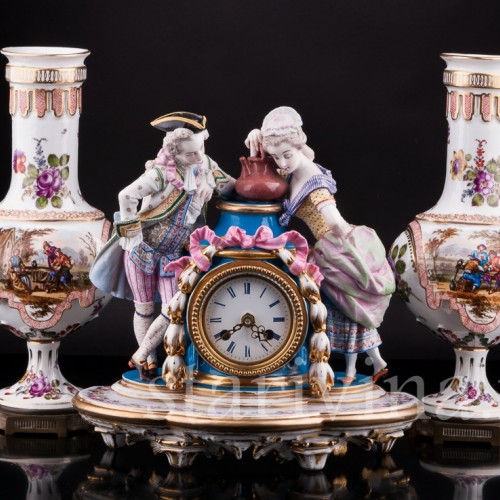 Парные вазы, Hochst, Германия, 19 в