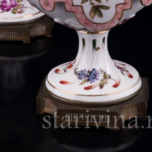 Парные вазы, Hochst, Германия, 19 в