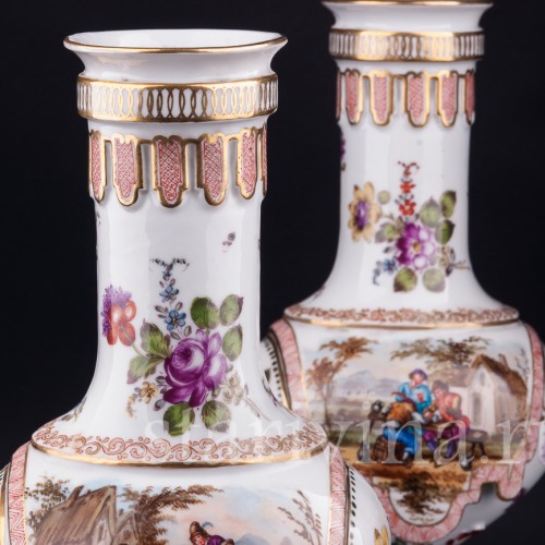 Парные вазы, Hochst, Германия, 19 в