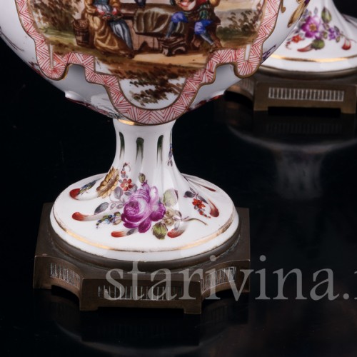 Парные вазы, Hochst, Германия, 19 в