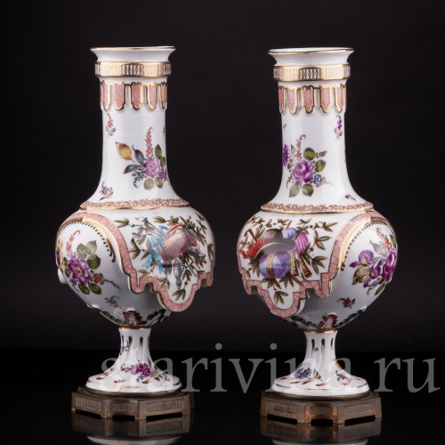 Парные вазы, Hochst, Германия, 19 в