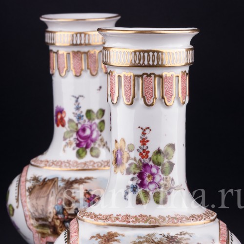 Парные вазы, Hochst, Германия, 19 в