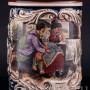 Пивная кружка Охотник и его подруга, 1/2 л, J. W. Remy, Германия, 1890-1915 гг