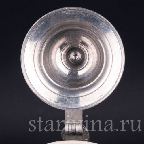 Пивная кружка Охотник и его подруга, 1/2 л, J. W. Remy, Германия, 1890-1915 гг