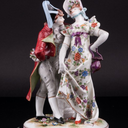 Галантная пара, Volkstedt, Германия, до 1935 г