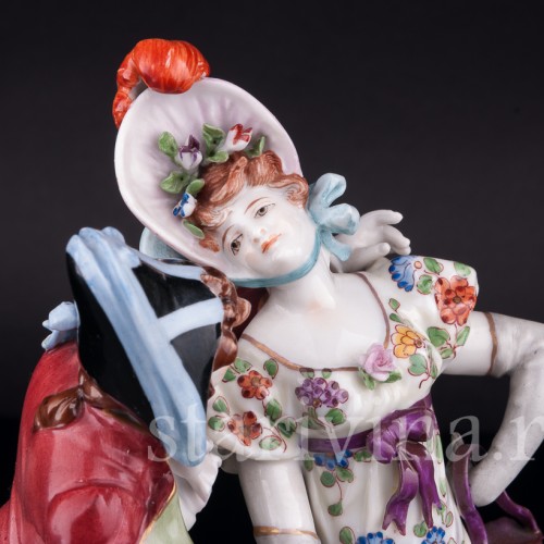 Галантная пара, Volkstedt, Германия, до 1935 г