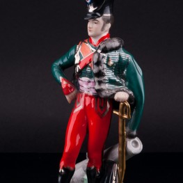 Наполеоновский гусарский офицер, 1812, Friedrich Wessel, Германия, 1949-64 гг