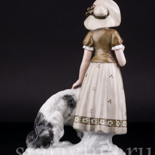 Дама с борзой, Fasold & Stauch, Германия, сер. 20 в