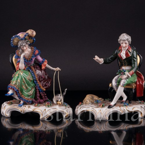 Пара на креслах, Ackermann & Fritze, Германия, нач. 20 в