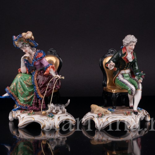 Пара на креслах, Ackermann & Fritze, Германия, нач. 20 в