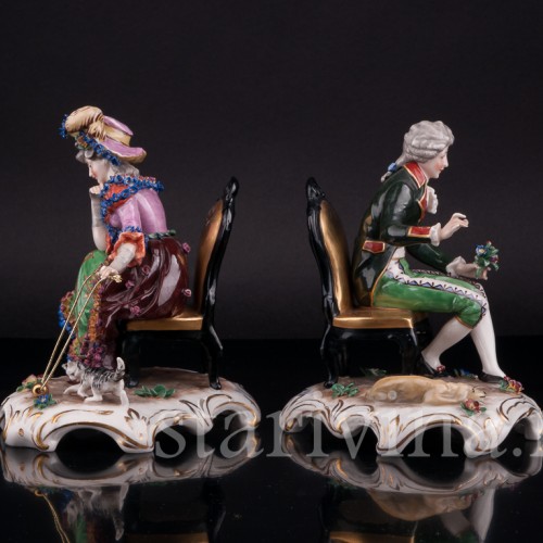 Пара на креслах, Ackermann & Fritze, Германия, нач. 20 в