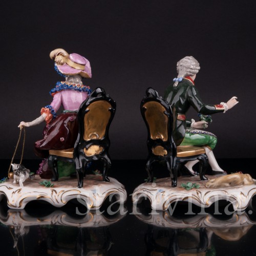 Пара на креслах, Ackermann & Fritze, Германия, нач. 20 в