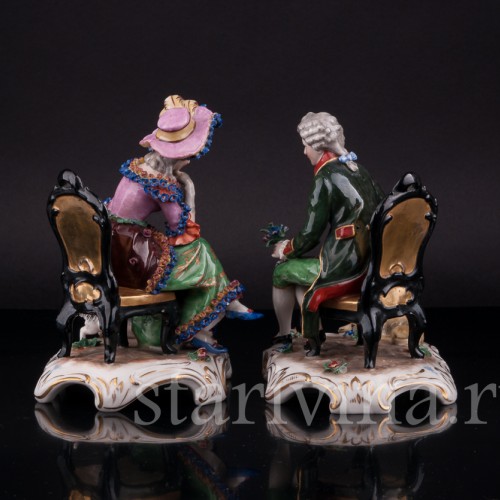 Пара на креслах, Ackermann & Fritze, Германия, нач. 20 в