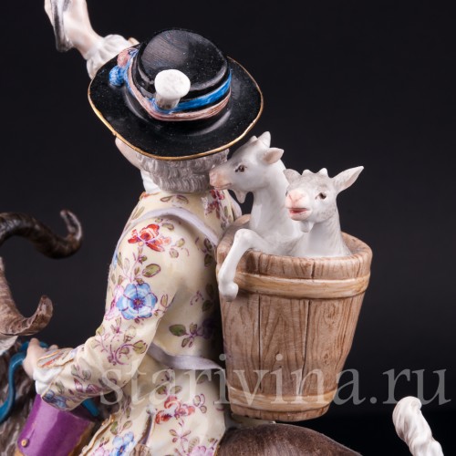 Портной на козле, Meissen, Германия, 19 в