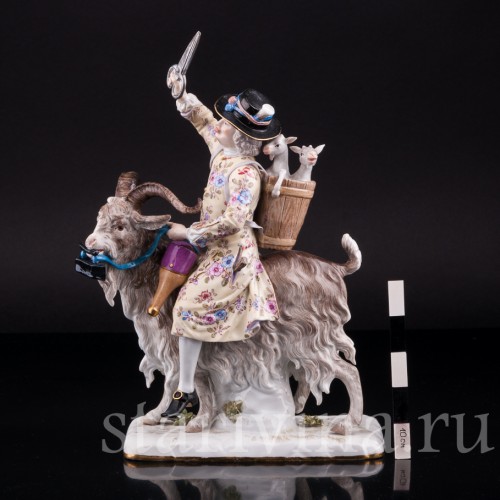 Портной на козле, Meissen, Германия, 19 в