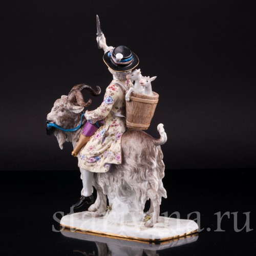 Портной на козле, Meissen, Германия, 19 в