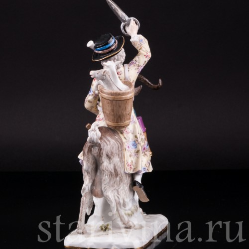 Портной на козле, Meissen, Германия, 19 в