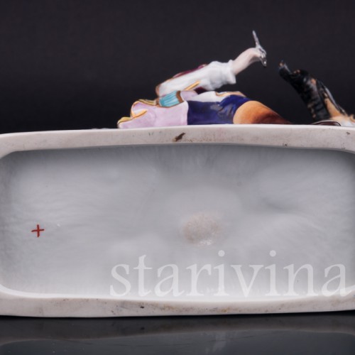 Фарфорвая статуэтка Портной на козле, Германия, нач. 20 в.