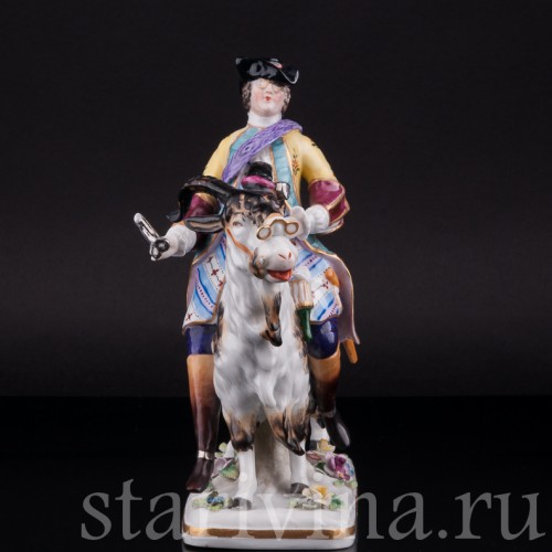 Фарфорвая статуэтка Портной на козле, Германия, нач. 20 в.