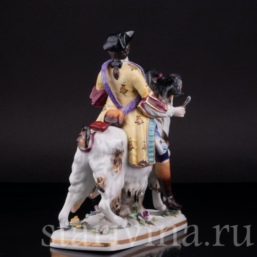 Фарфорвая статуэтка Портной на козле, Германия, нач. 20 в.