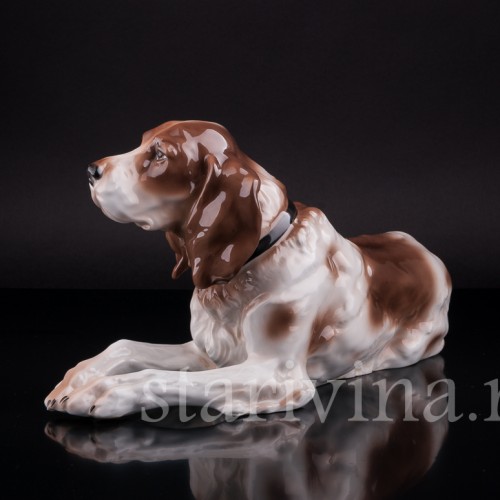 Отдыхающий сеттер, Haas & Czjzek, Чехия, 1918-1945 гг