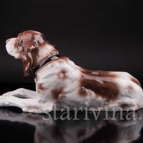 Отдыхающий сеттер, Haas & Czjzek, Чехия, 1918-1945 гг