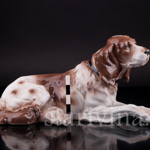 Отдыхающий сеттер, Haas & Czjzek, Чехия, 1918-1945 гг